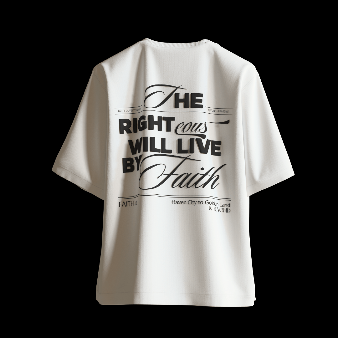 Faith White Oversized T-Shirt [UNISEX] – FKAHUMANS