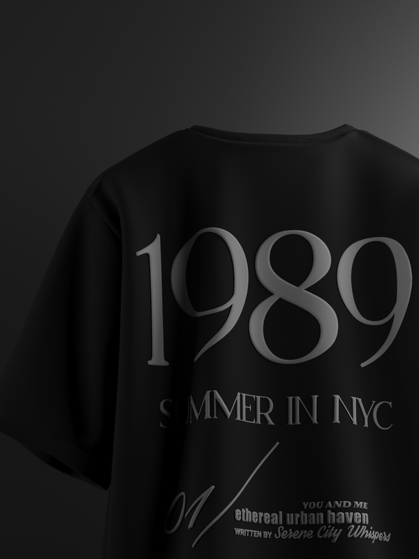 Summer In New York Boxy Fit Oversized T-Shirt [UNISEX]