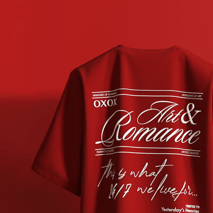 ART AND ROMANCE OVERSIZED TSHIRT [UNISEX] - FKAHUMANSOversized T-Shirt