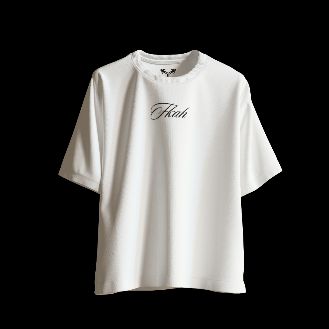 Faith White Oversized T-Shirt [UNISEX] - FKAHUMANSOversized T-Shirt