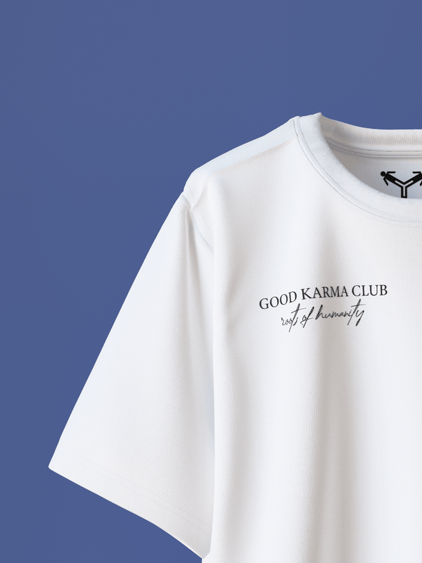 Good Karma Club Fit Oversized T-Shirt [UNISEX] from FKAHUMANS | Premium Streetwear