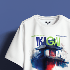 IKIGAI Boxy Fit Oversized T-Shirt [UNISEX] from FKAHUMANS | Premium Streetwear