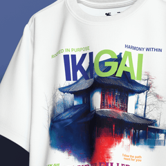 IKIGAI Boxy Fit Oversized T-Shirt [UNISEX] from FKAHUMANS | Premium Streetwear