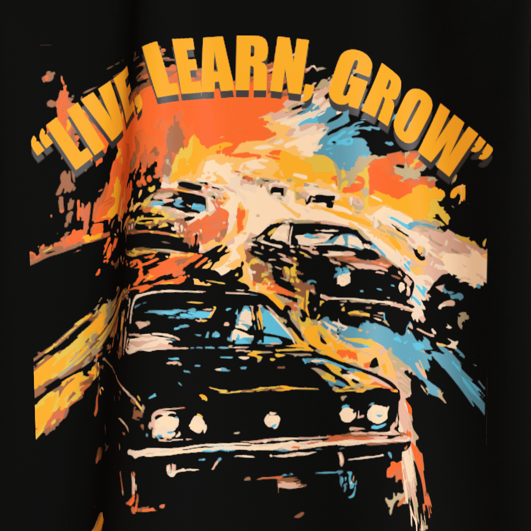 Live Learn Grow Oversized T-Shirt [UNISEX] - FKAHUMANSOversized T-Shirt