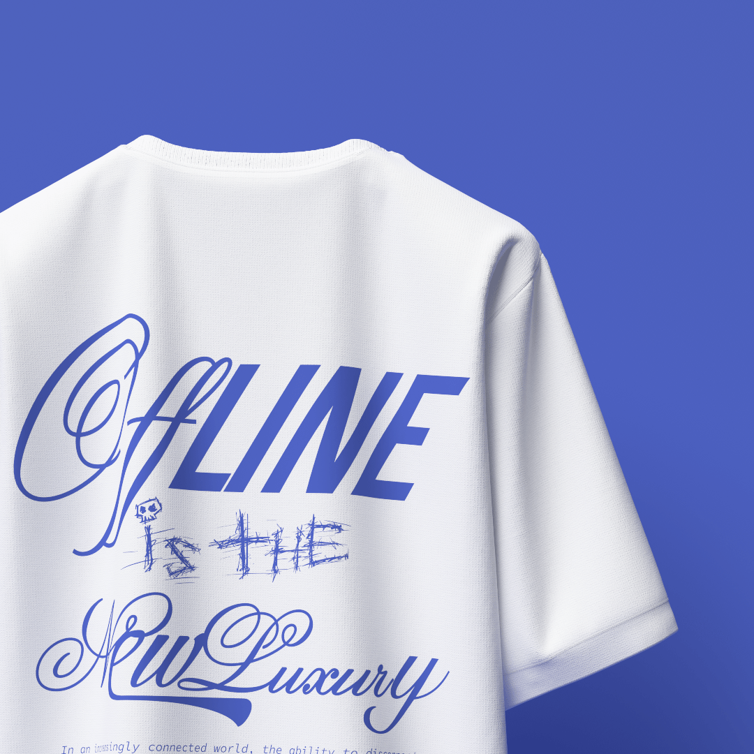 Offline Is The New Luxury Oversized T - Shirt [UNISEX] - FKAHUMANSOversized T - Shirt