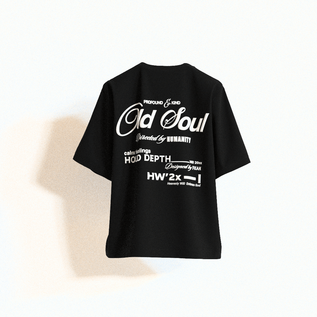 Old Soul Oversized T-Shirt [UNISEX] - FKAHUMANSOversized T-Shirt