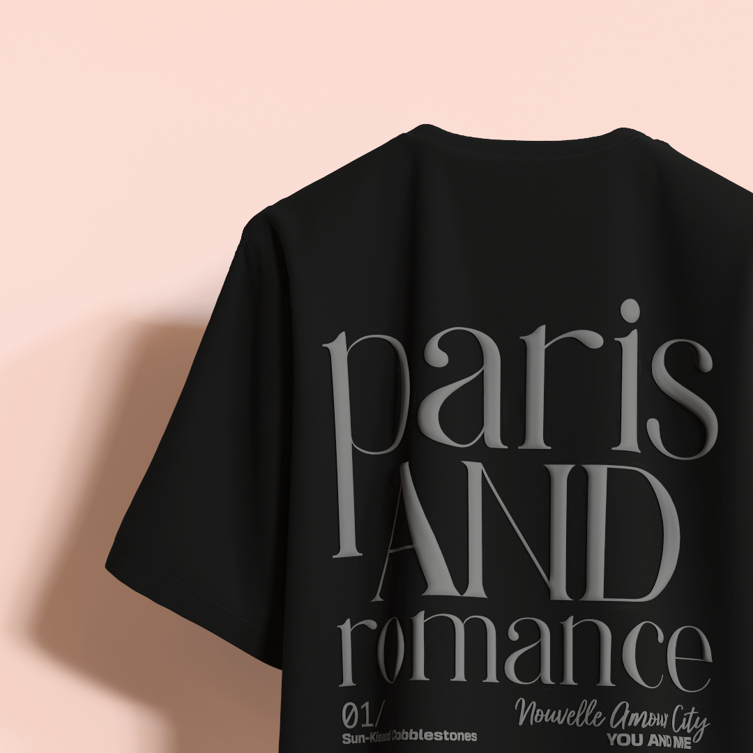 Paris and Romance Oversized T - Shirt [UNISEX] - FKAHUMANSOversized T - Shirt