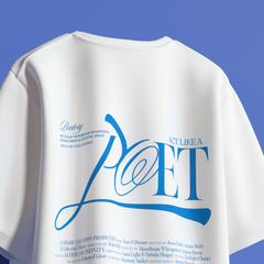 POET Boxy Fit Oversized T-Shirt [UNISEX] from FKAHUMANS | Premium Streetwear