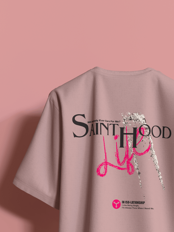 Sainthood Boxy Fit Oversized T-Shirt [UNISEX] from FKAHUMANS | Premium Streetwear