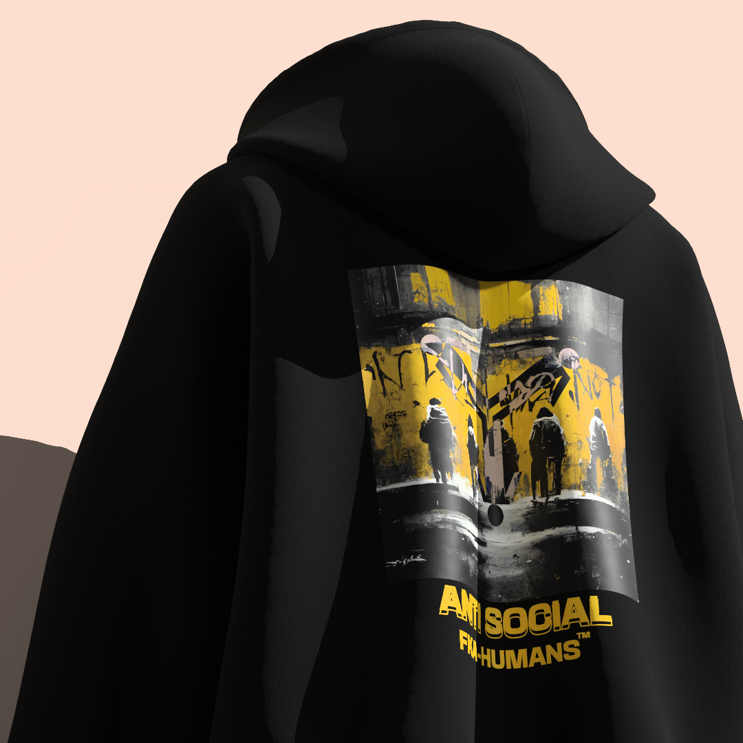 Anti Social FKAHumans ® Hooded Sweatshirt [UNISEX] - FKAHUMANSHooded Sweatshirt