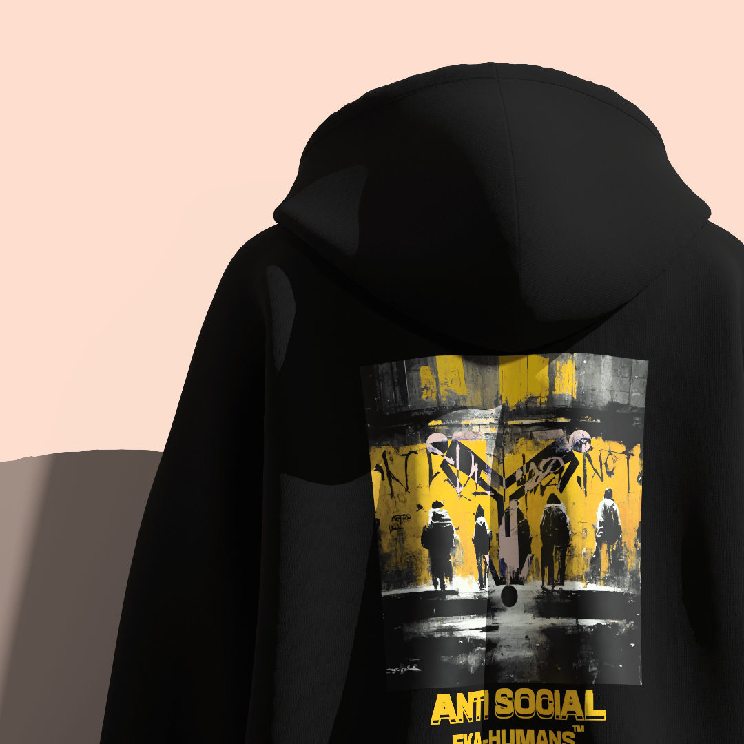 Anti Social FKAHumans ® Hooded Sweatshirt [UNISEX] - FKAHUMANSHooded Sweatshirt