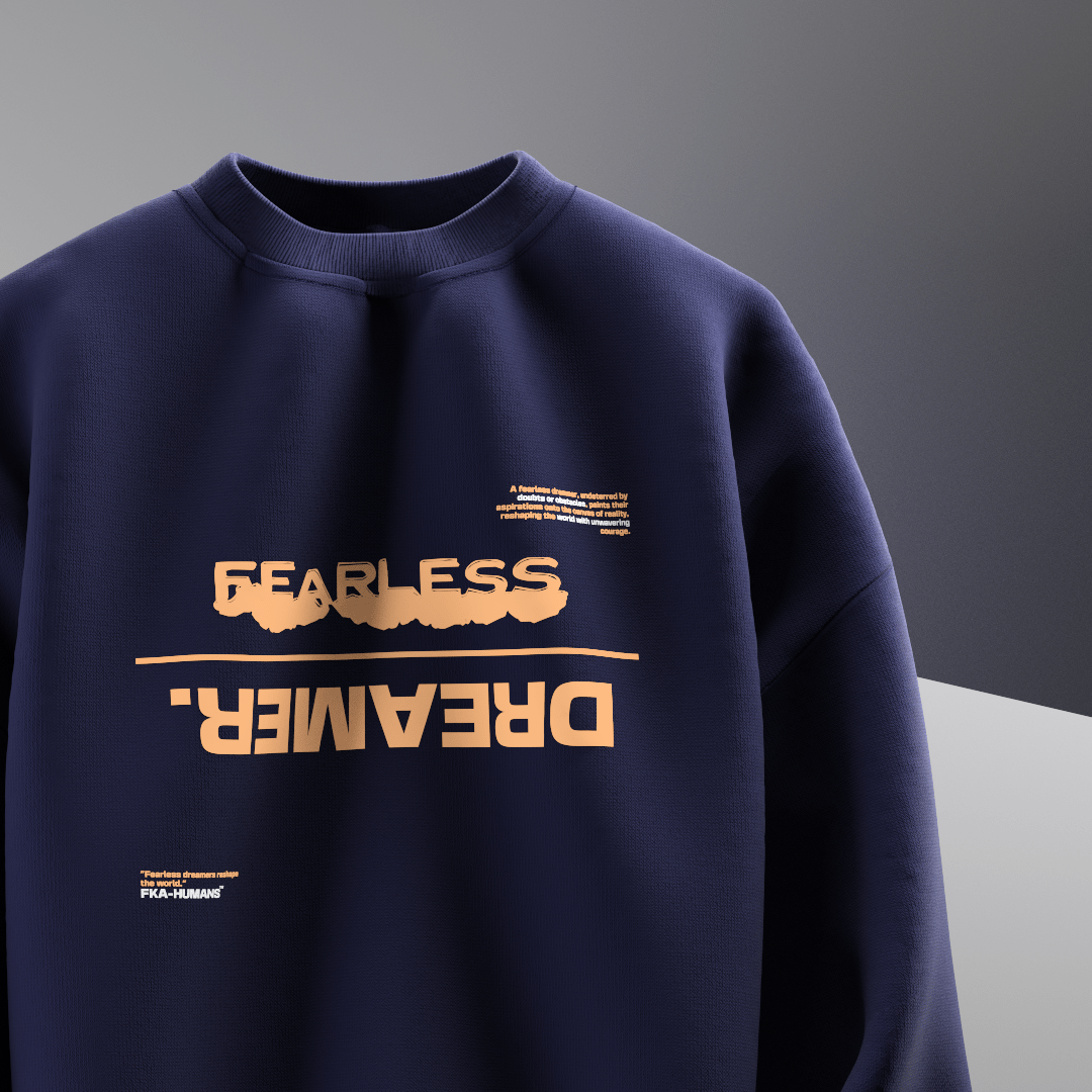 Fearless Dreamer FKAHumans ® Crewneck Sweatshirt [UNISEX] - FKAHUMANSSweatshirt