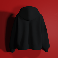 FKAHumans ® BASIC BLACK Hooded Sweatshirt [UNISEX] - FKAHUMANSOversized Hooded Sweatshirt