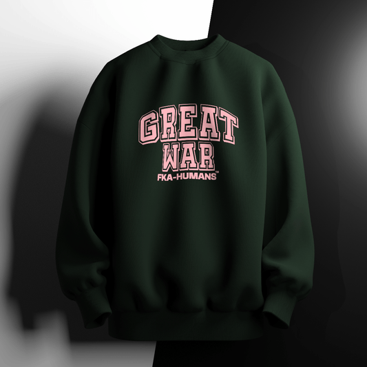 Great War FKAHumans ® Crew Neck Sweatshirt [UNISEX] - FKAHUMANSOversized Sweatshirt