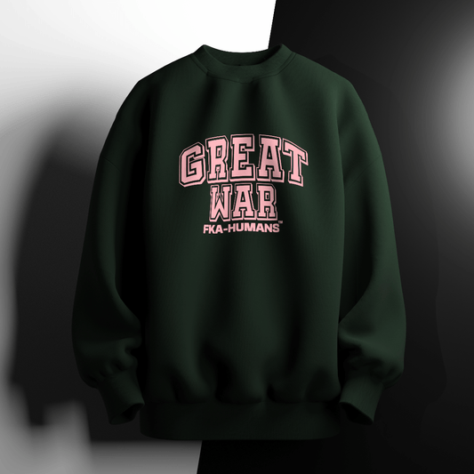 Great War FKAHumans ® Crew Neck Sweatshirt [UNISEX] - FKAHUMANSOversized Sweatshirt