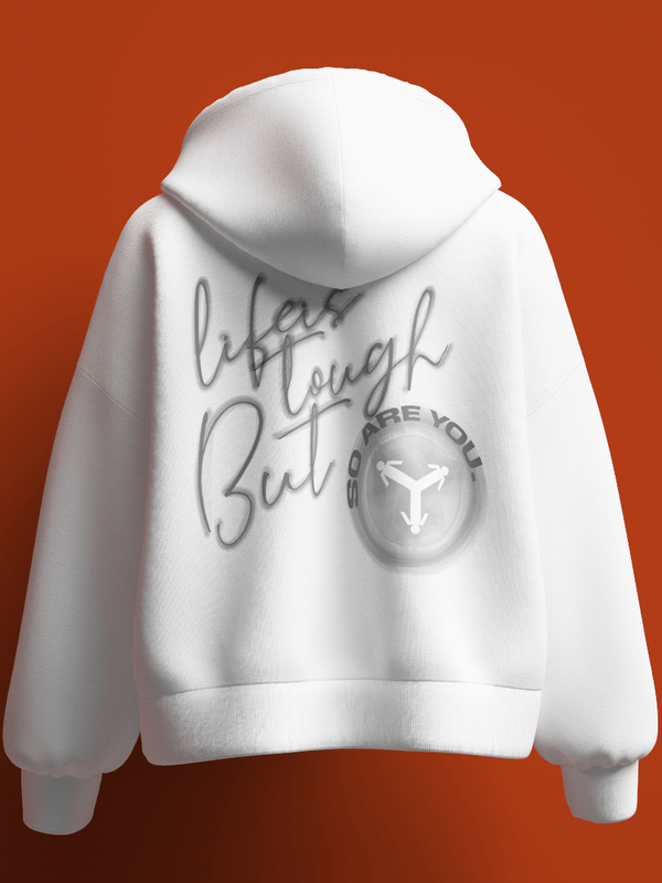 Life Is Tough But So Are You FKAHumans ® Hooded Sweatshirt [UNISEX] - FKAHUMANSHooded Sweatshirt
