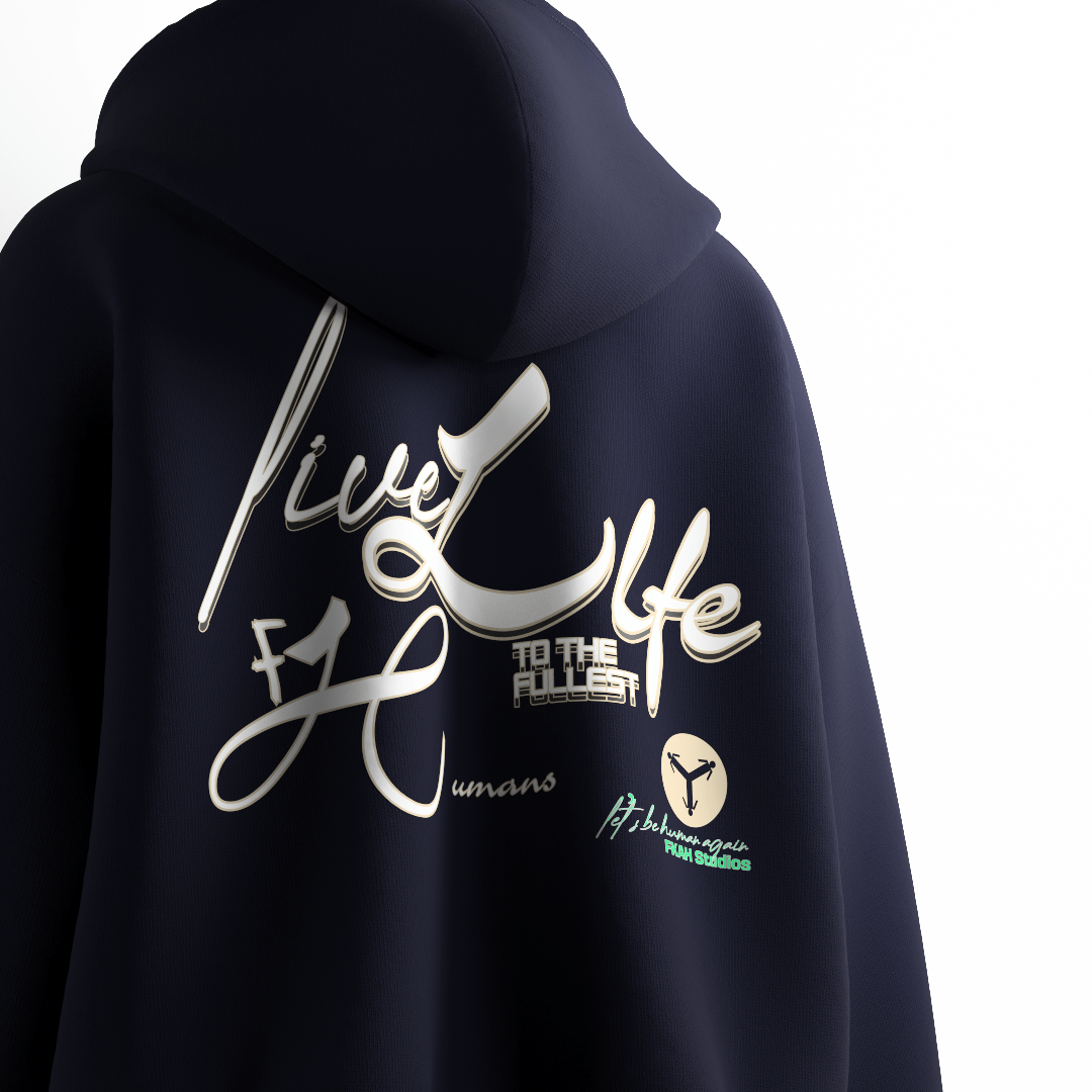 Live Life To The Fullest FKAHumans ® Hooded Sweatshirt [UNISEX] - FKAHUMANSOversized Hooded Sweatshirt