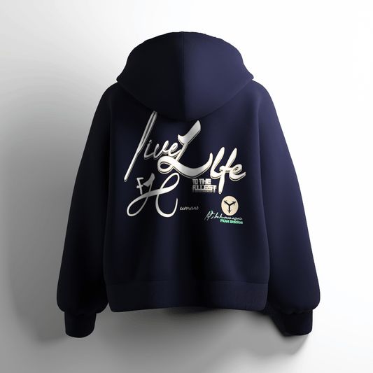 Live Life To The Fullest FKAHumans ® Hooded Sweatshirt [UNISEX] - FKAHUMANSOversized Hooded Sweatshirt